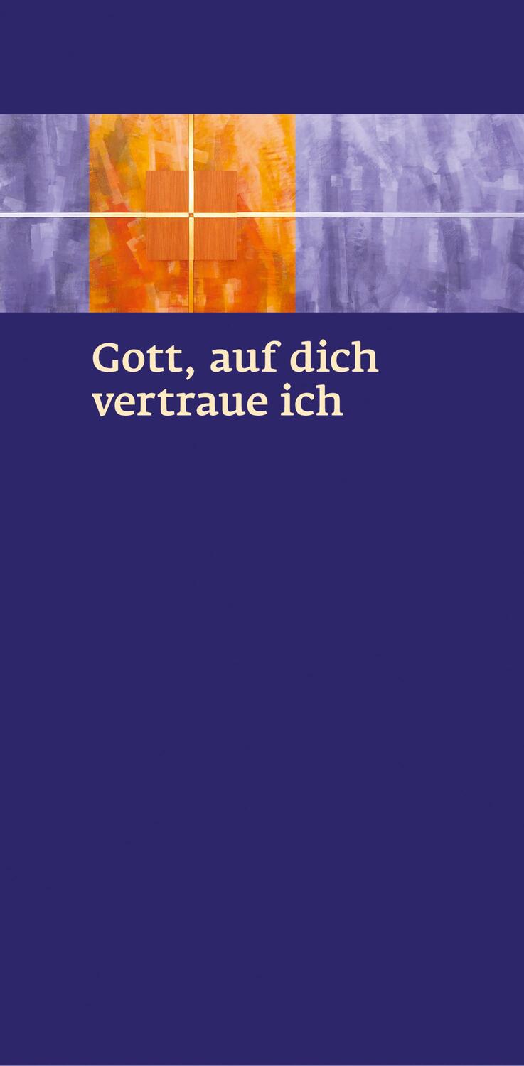 Cover: 9783791730585 | Gott, auf dich vertraue ich | Buch | Deutsch | 2019 | Pustet, F