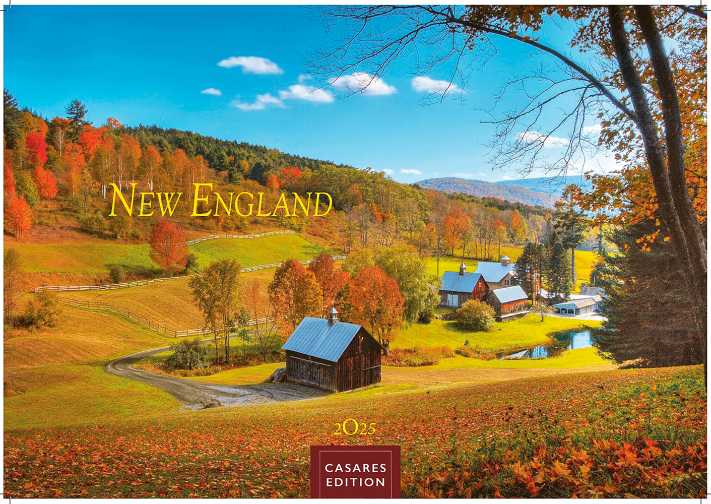 Cover: 9781835242834 | New England 2025 S 24x35cm | Kalender | 14 S. | Deutsch | 2025