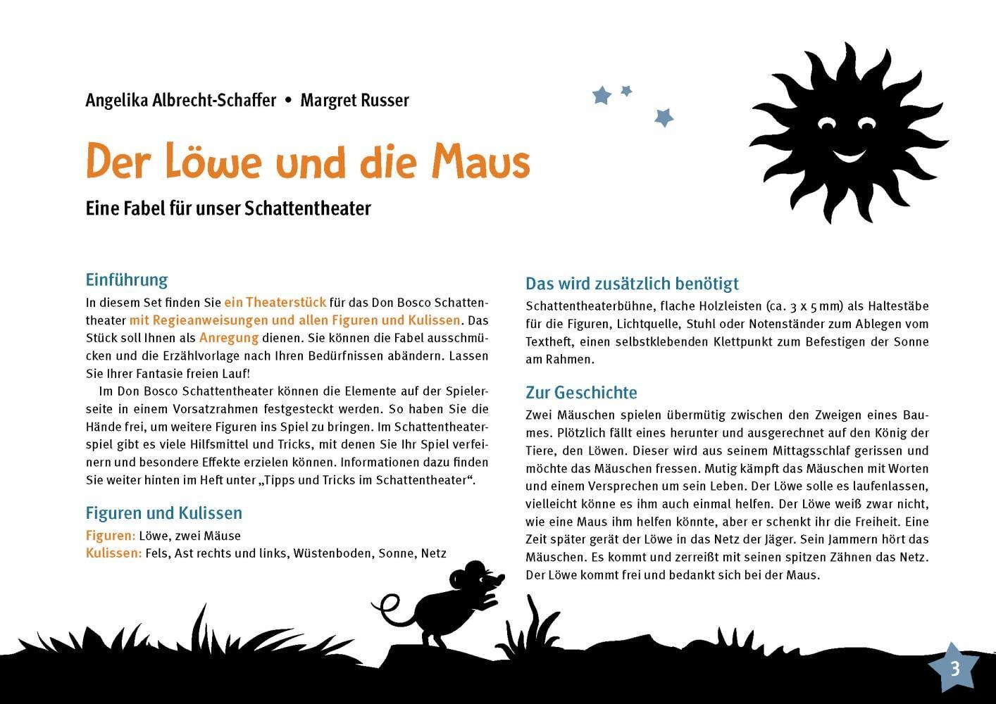 Bild: 4260694920053 | Der Löwe und die Maus | Angelika Albrecht-Schaffer (u. a.) | Bundle