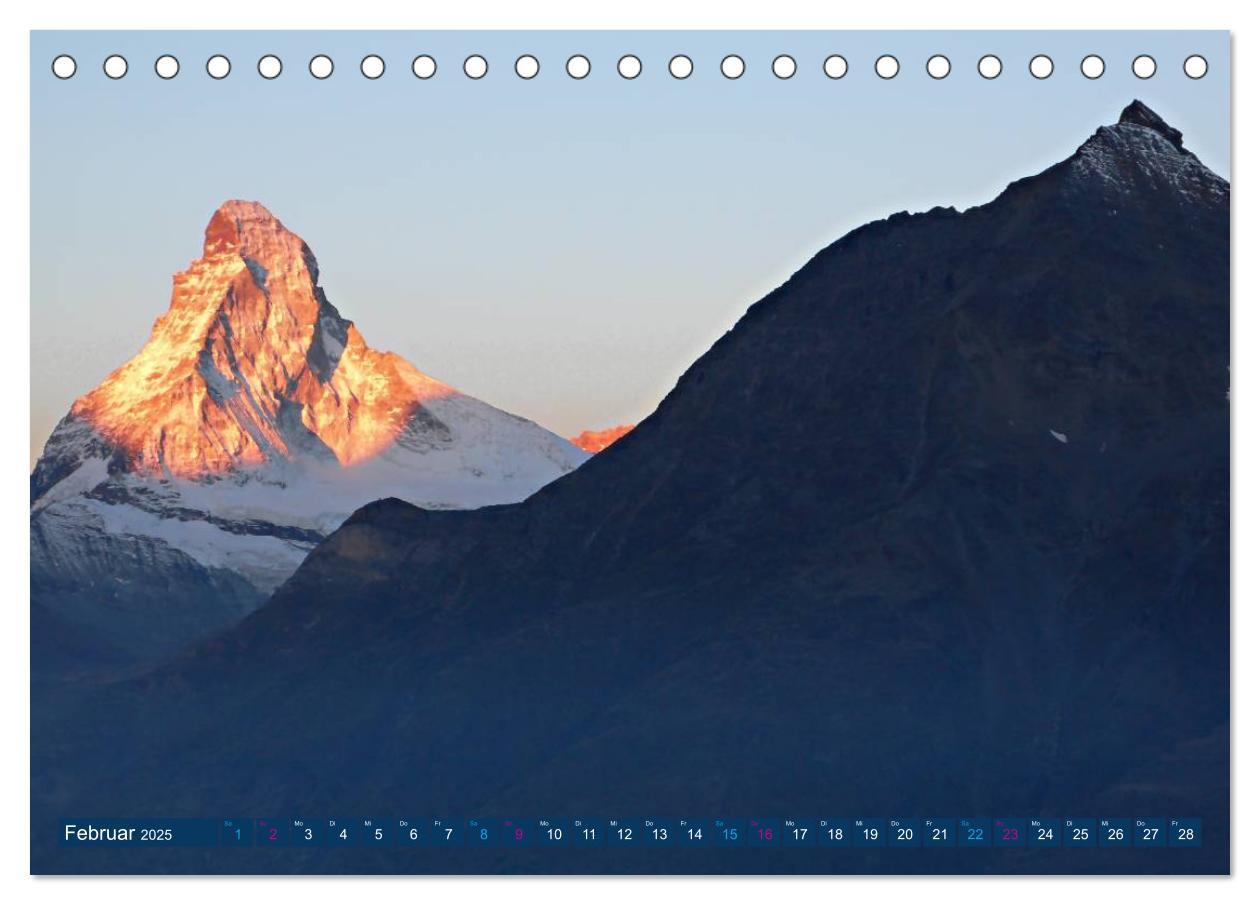 Bild: 9783383826443 | MATTERHORN Impressionen (Tischkalender 2025 DIN A5 quer), CALVENDO...