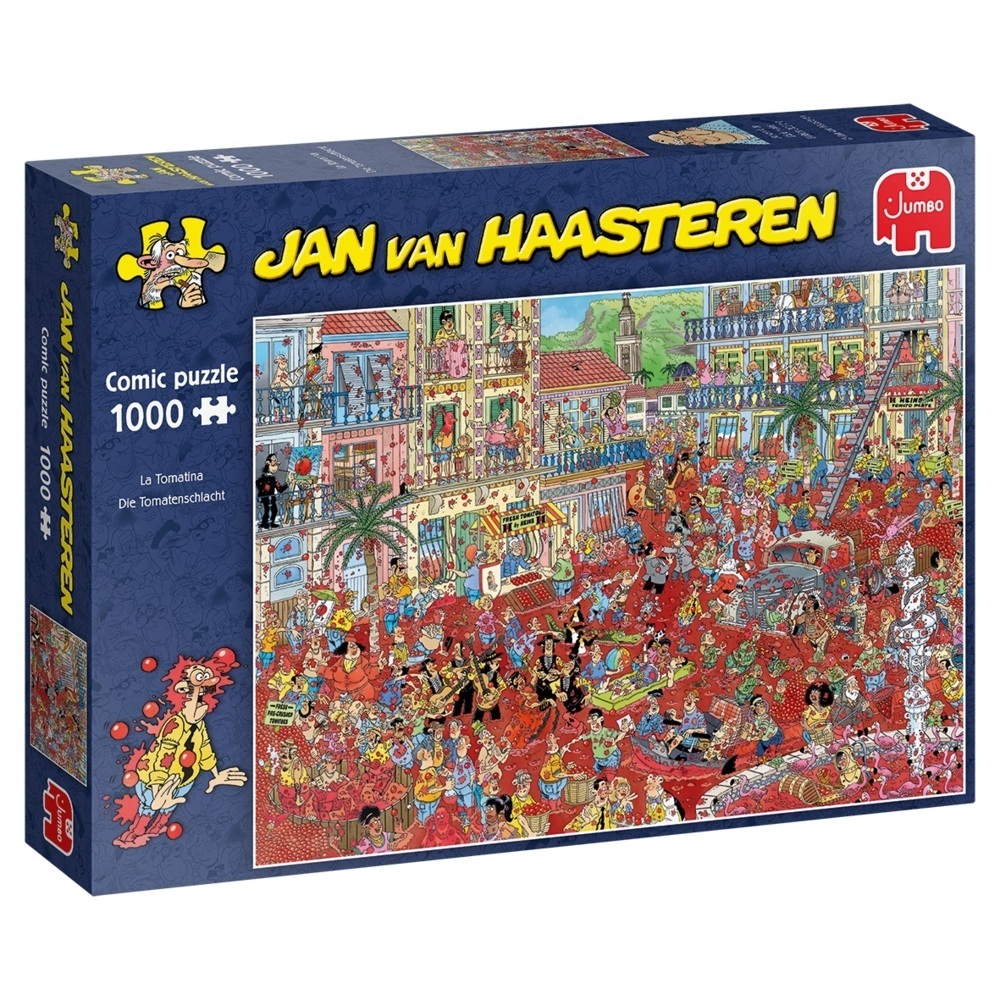 Cover: 8710126200438 | Jan van Haasteren - La Tomatina (Puzzle) | Jan van Haasteren | Spiel