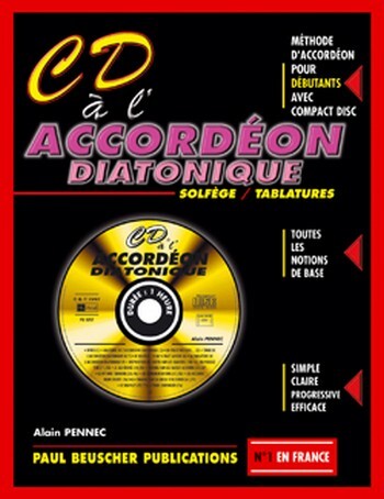 Cover: 3137990010973 | Pennec, Alain CD à l'Accordéon diatonique Accordéon Partition + CD