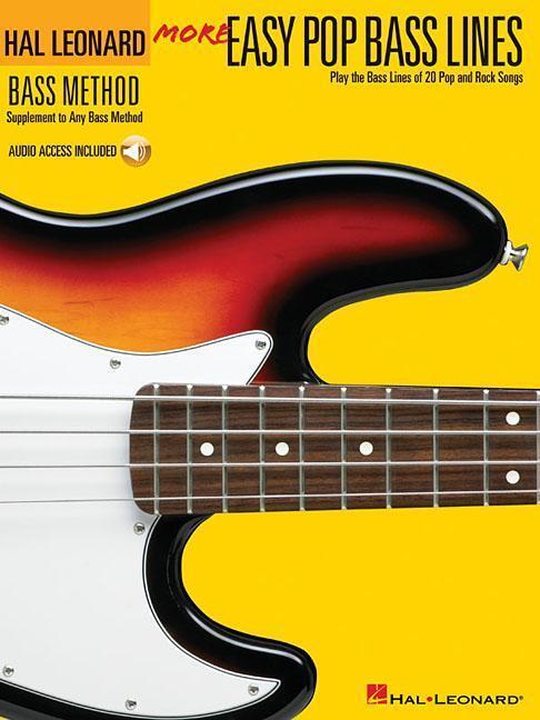 Cover: 9780634073526 | More Easy Pop Bass Lines: Play the Bass Lines of 20 Pop and Rock...