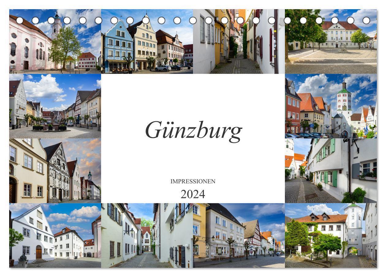 Cover: 9783675658882 | Günzburg Impressionen (Tischkalender 2024 DIN A5 quer), CALVENDO...