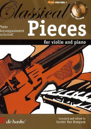Cover: 9789043127516 | Classical Pieces for Violin and Piano, m. Audio-CD | Rompaey | 2010