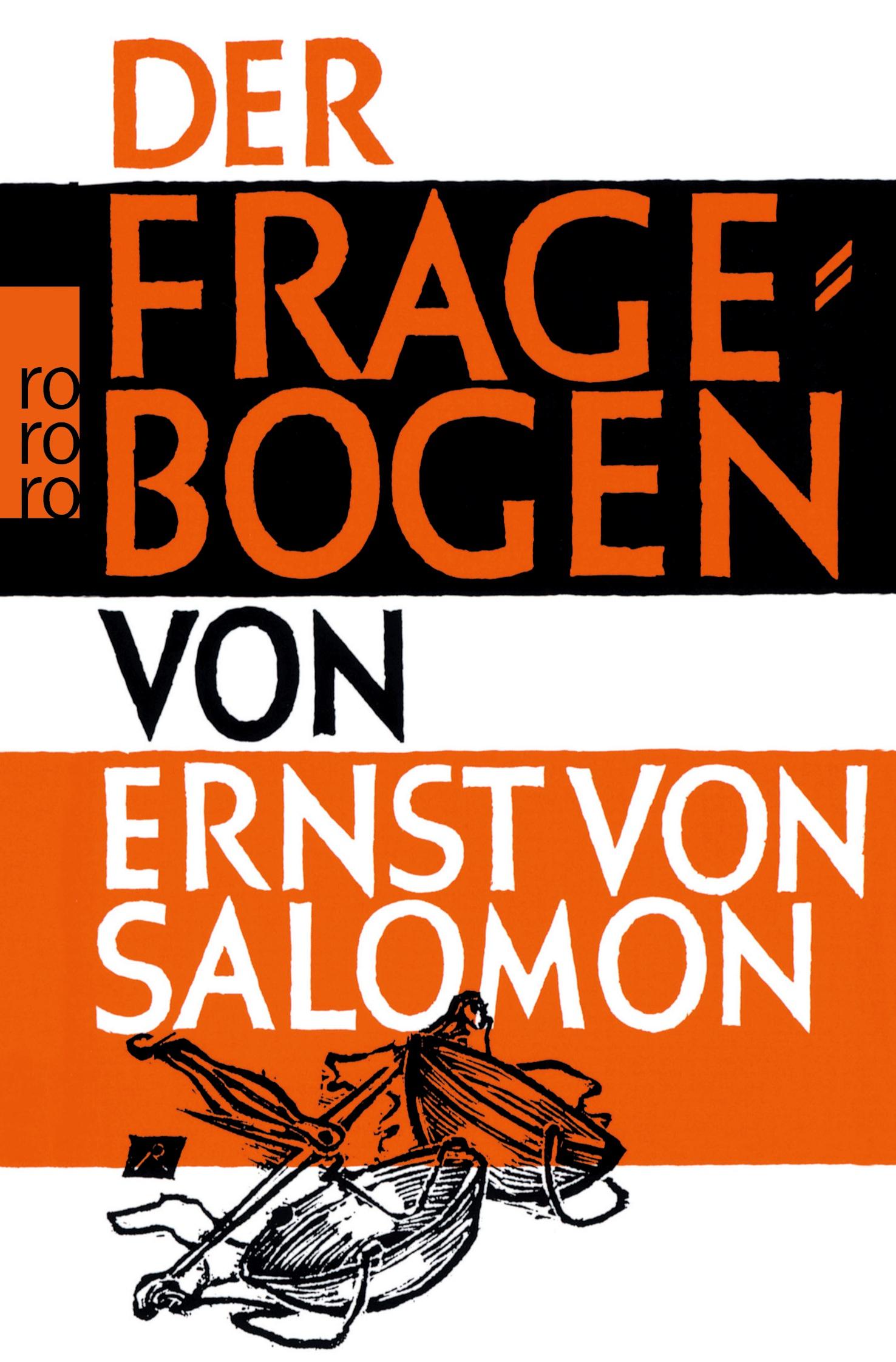 Cover: 9783499104190 | Der Fragebogen | Ernst von Salomon | Taschenbuch | 1056 S. | Deutsch