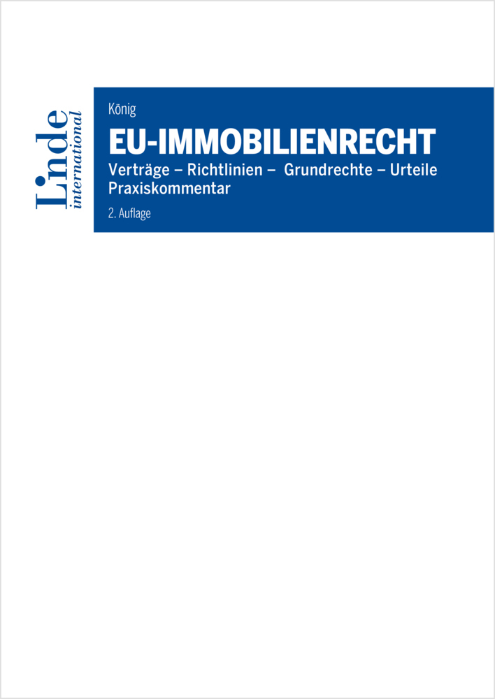Cover: 9783714303773 | EU-Immobilienrecht | Verträge - Richtlinien - Grundrechte - Urteile