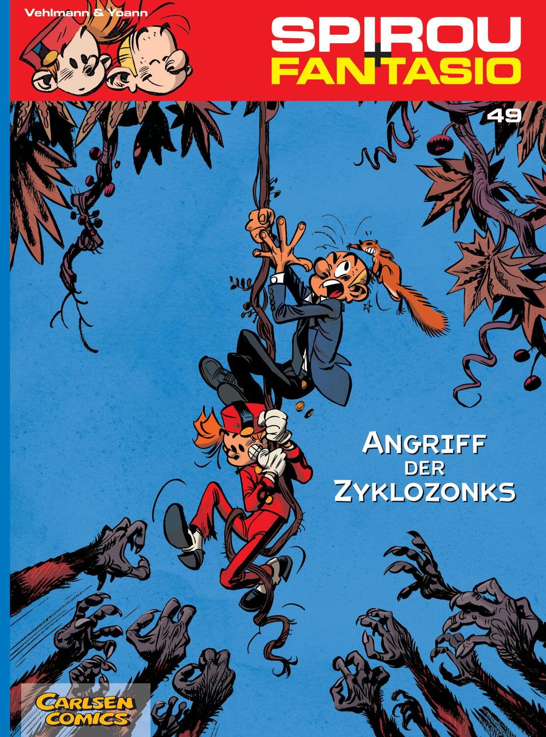 Cover: 9783551774590 | Spirou & Fantasio 49: Angriff der Zyklozonks | Fabien Vehlmann | Buch
