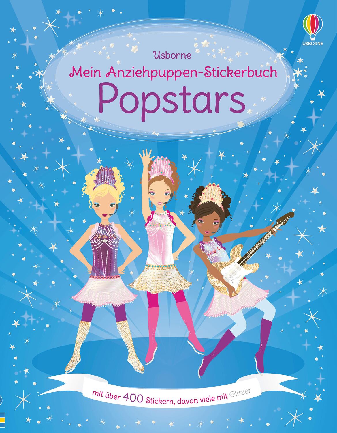 Cover: 9781789416640 | Mein Anziehpuppen-Stickerbuch: Popstars | Lucy Bowman | Taschenbuch