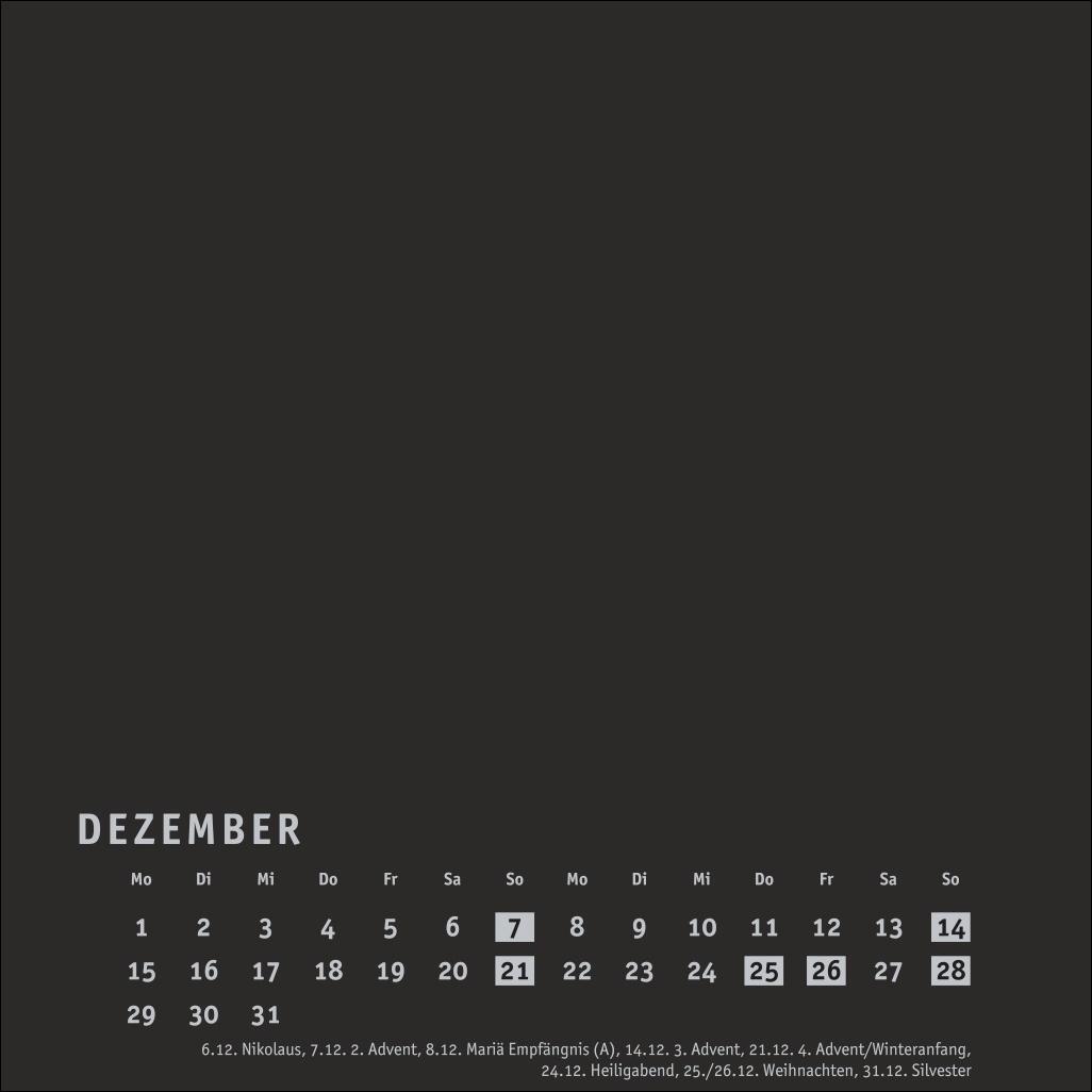 Bild: 9783756407941 | Premium-Bastelkalender schwarz klein 2025 | Heye | Kalender | 14 S.