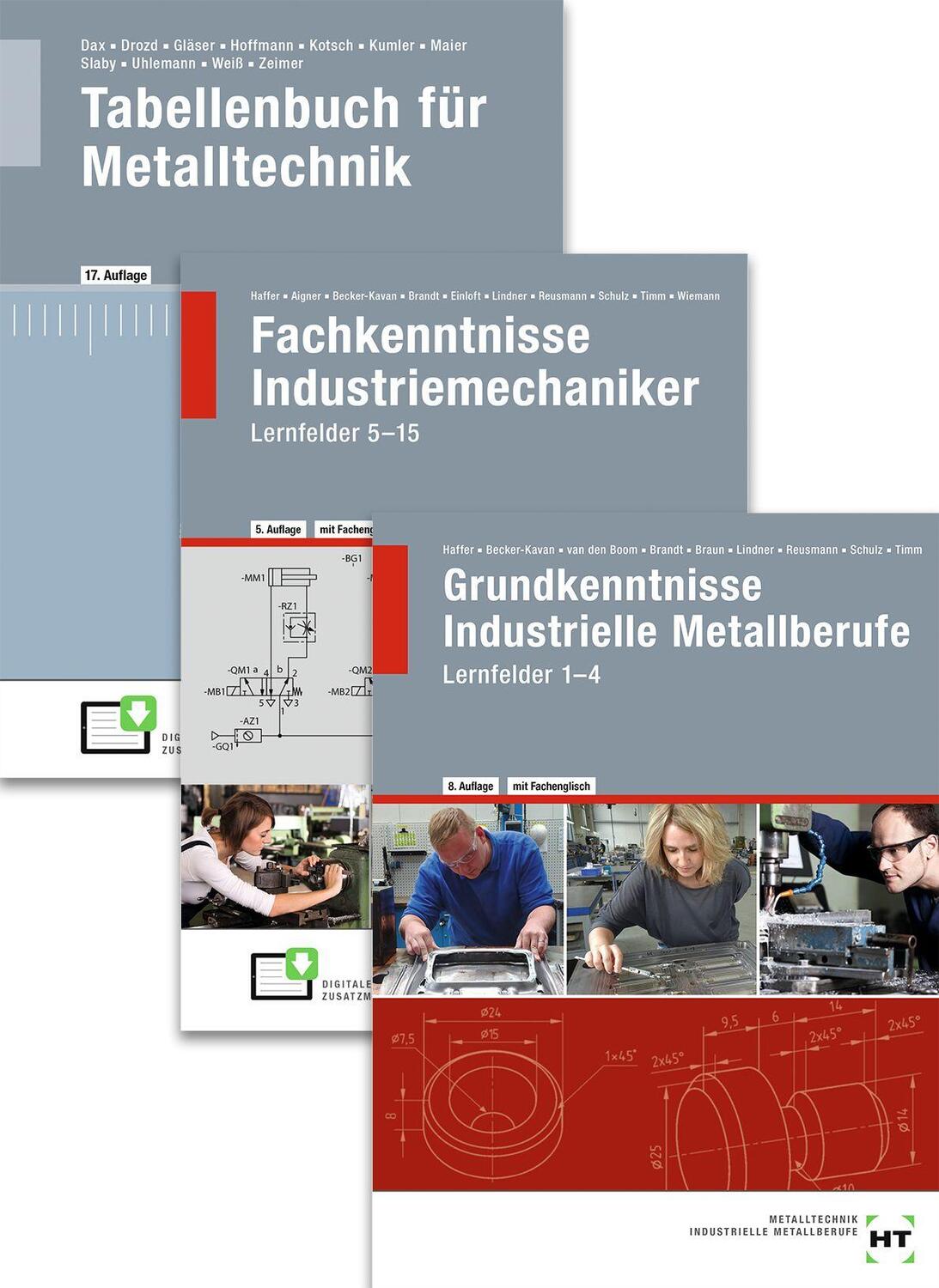 Cover: 9783582520630 | Paket / Der Industriemechaniker | Lernfelder 1-15 + Tabellenbuch