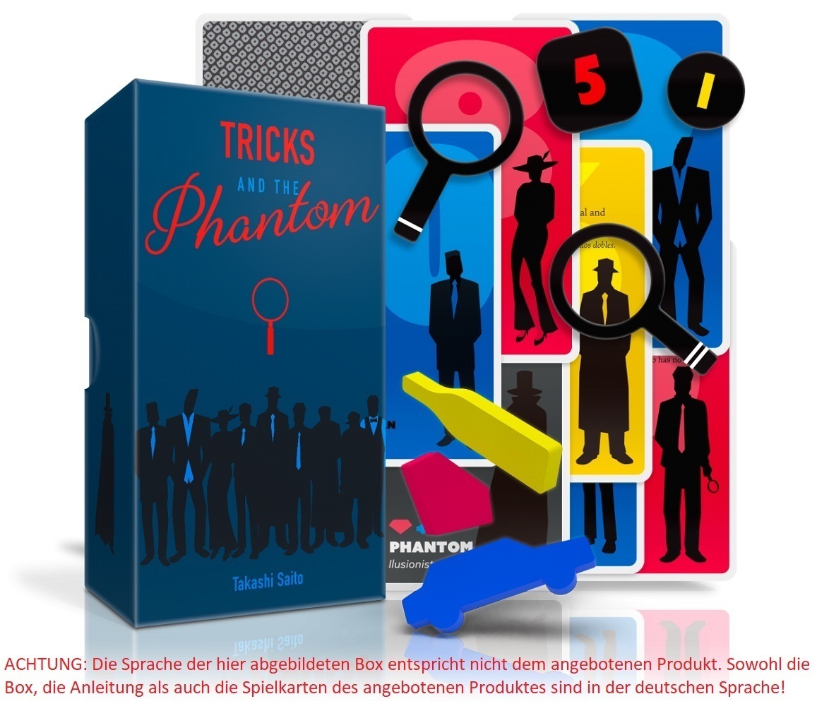 Cover: 4571394091500 | Tricks and the Phantom (Spiel) | Takashi Saito | Spiel | In Spielebox