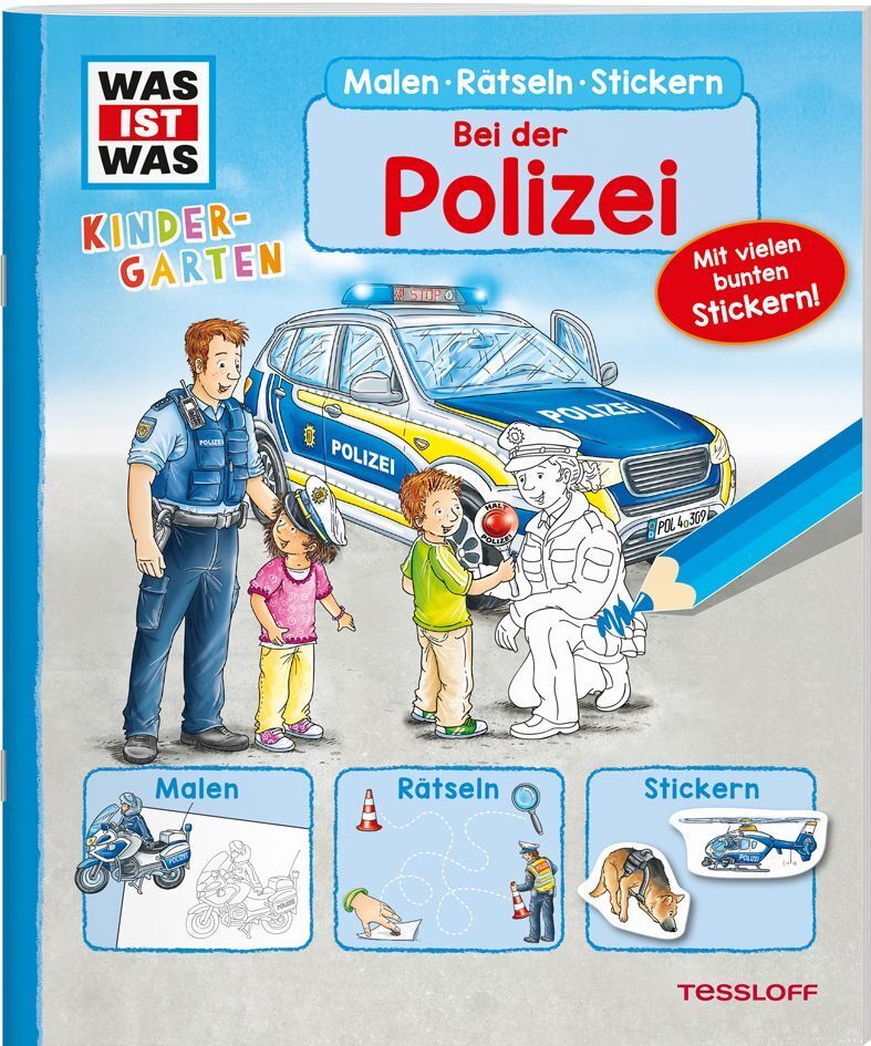 Cover: 9783788622572 | WAS IST WAS Kindergarten Malen Rätseln Stickern Was ist was...