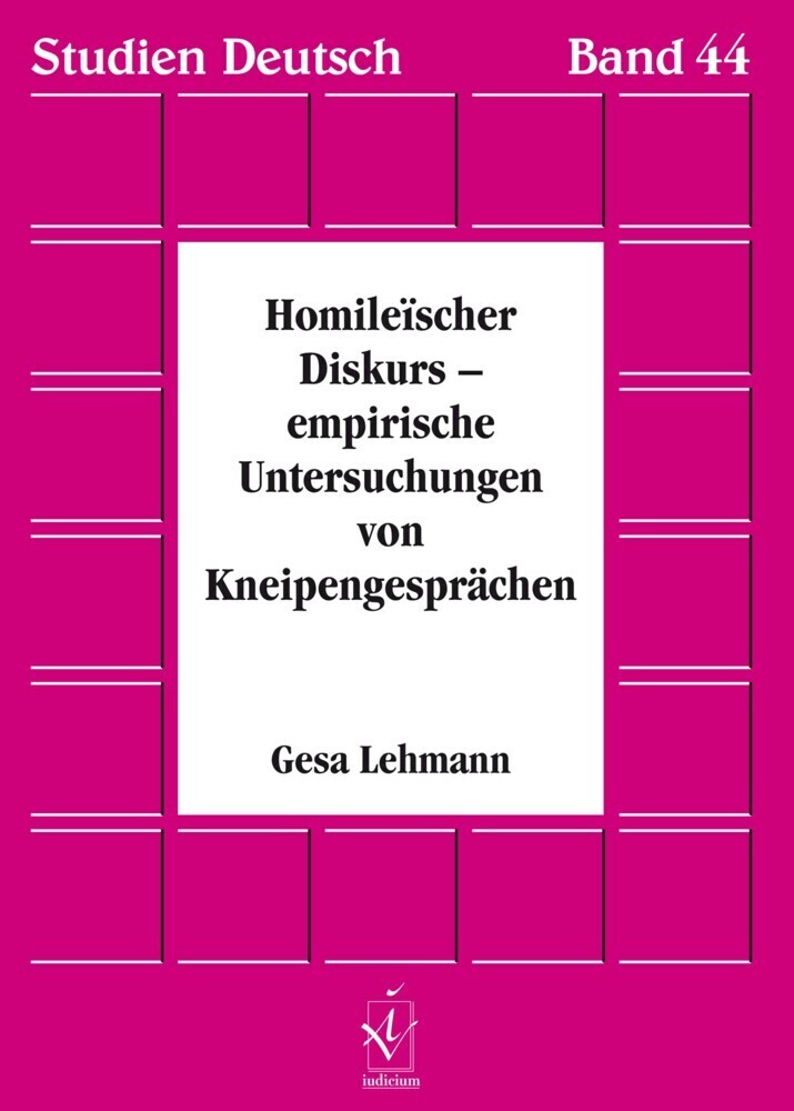Cover: 9783862052417 | Homileïscher Diskurs - empirische Untersuchungen von Kneipengesprächen