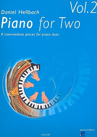 Cover: 9790000000360 | Piano for Two 2 | 8 Mittelschwere Klavierstücke zu 4 Händen, Noten