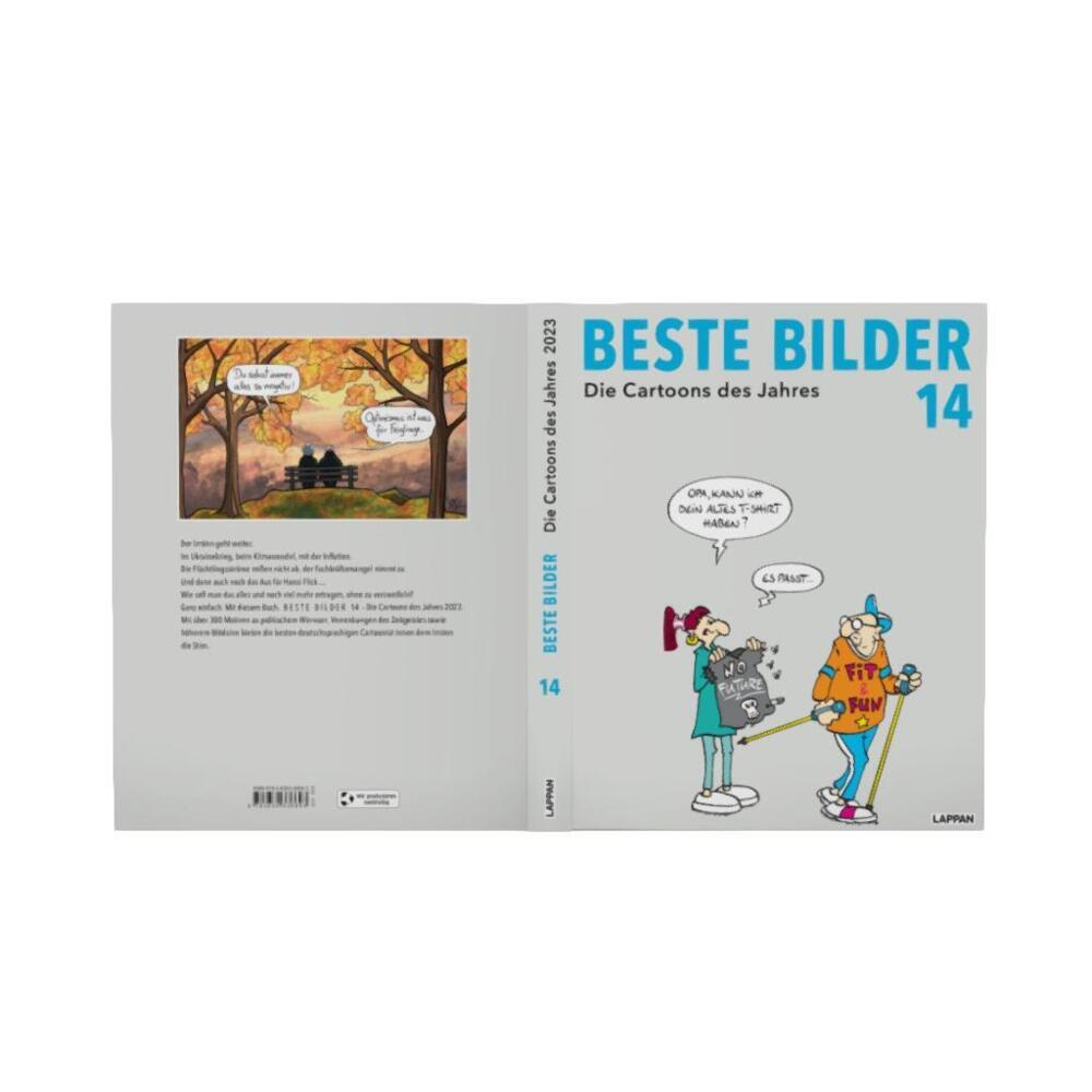 Bild: 9783830336693 | Beste Bilder 14 - Die Cartoons des Jahres 2023 | diverse | Taschenbuch