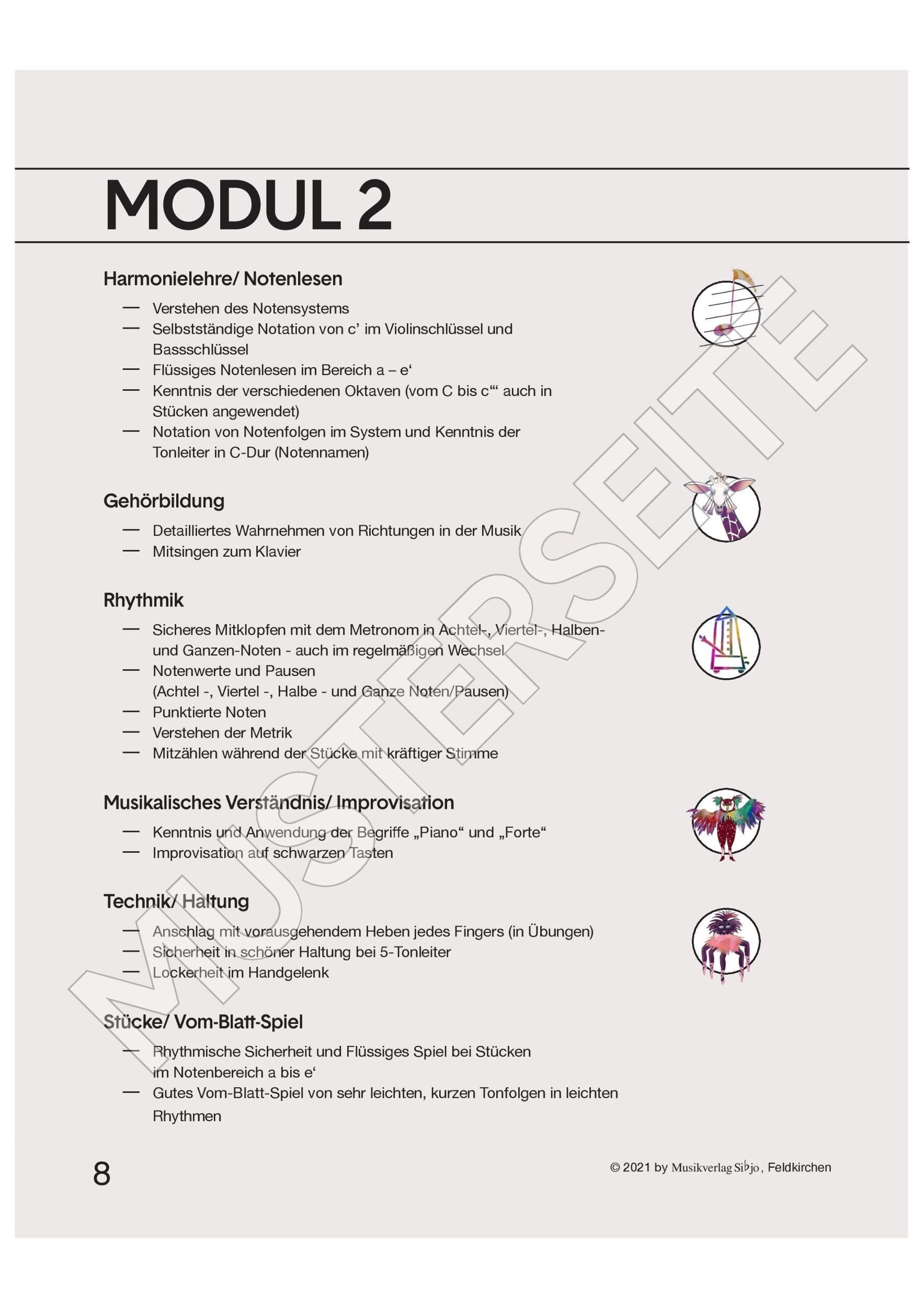 Bild: 9790900012616 | Klavierschule OH! Modul 2 | Lernkonzept in 6 Modulen | Johanna Aae