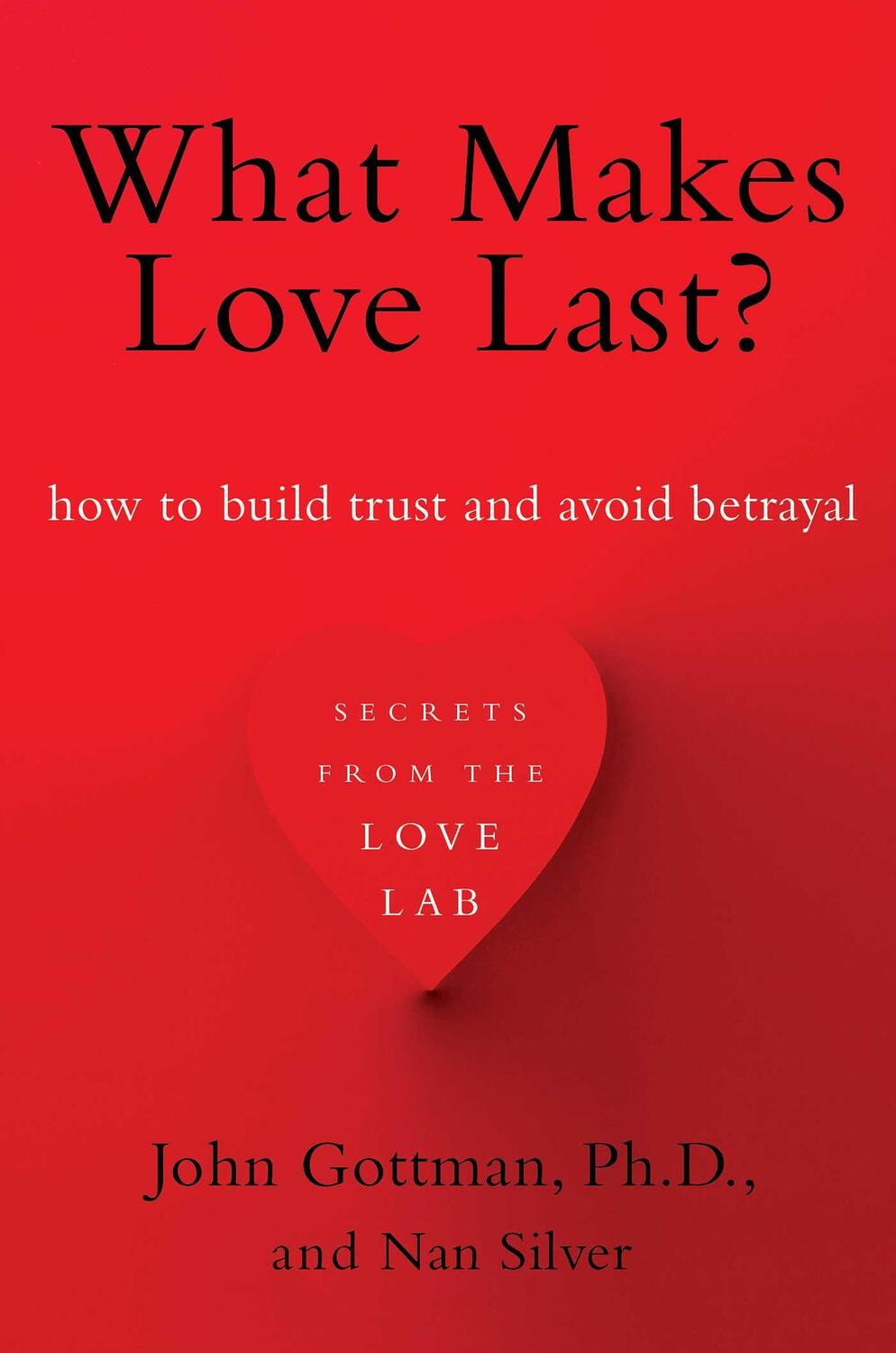 Cover: 9781451608489 | What Makes Love Last? | How to Build Trust and Avoid Betrayal | Buch