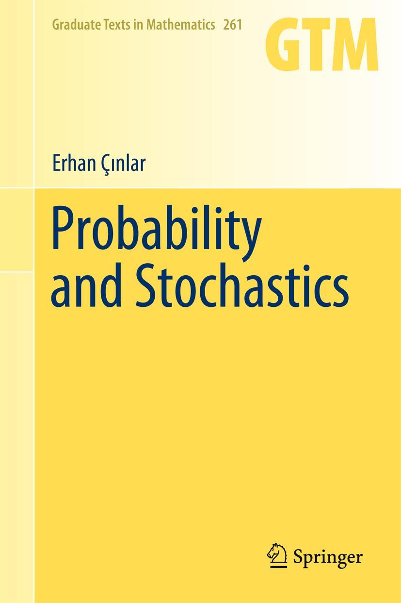 Cover: 9781461428121 | Probability and Stochastics | Erhan Ç¿nlar | Taschenbuch | xiv | 2013