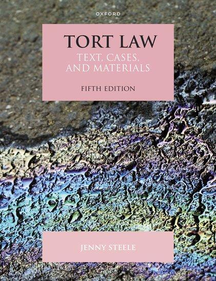 Cover: 9780198853916 | Tort Law | Text, Cases, and Materials | Jenny Steele | Taschenbuch