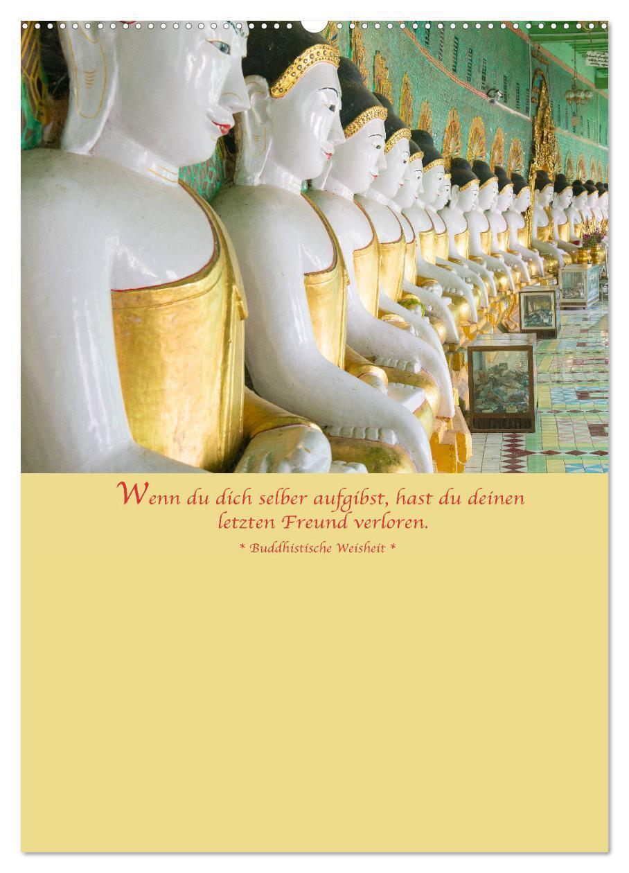 Bild: 9783435927586 | BUDDHA IN GOLD - Mit buddhistischen Sprüchen (Wandkalender 2025 DIN...