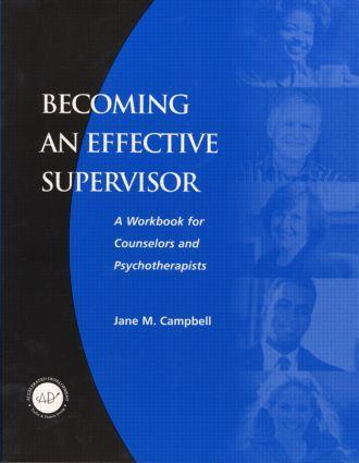 Cover: 9781560328476 | Becoming an Effective Supervisor | Jane Campbell | Taschenbuch | 2000