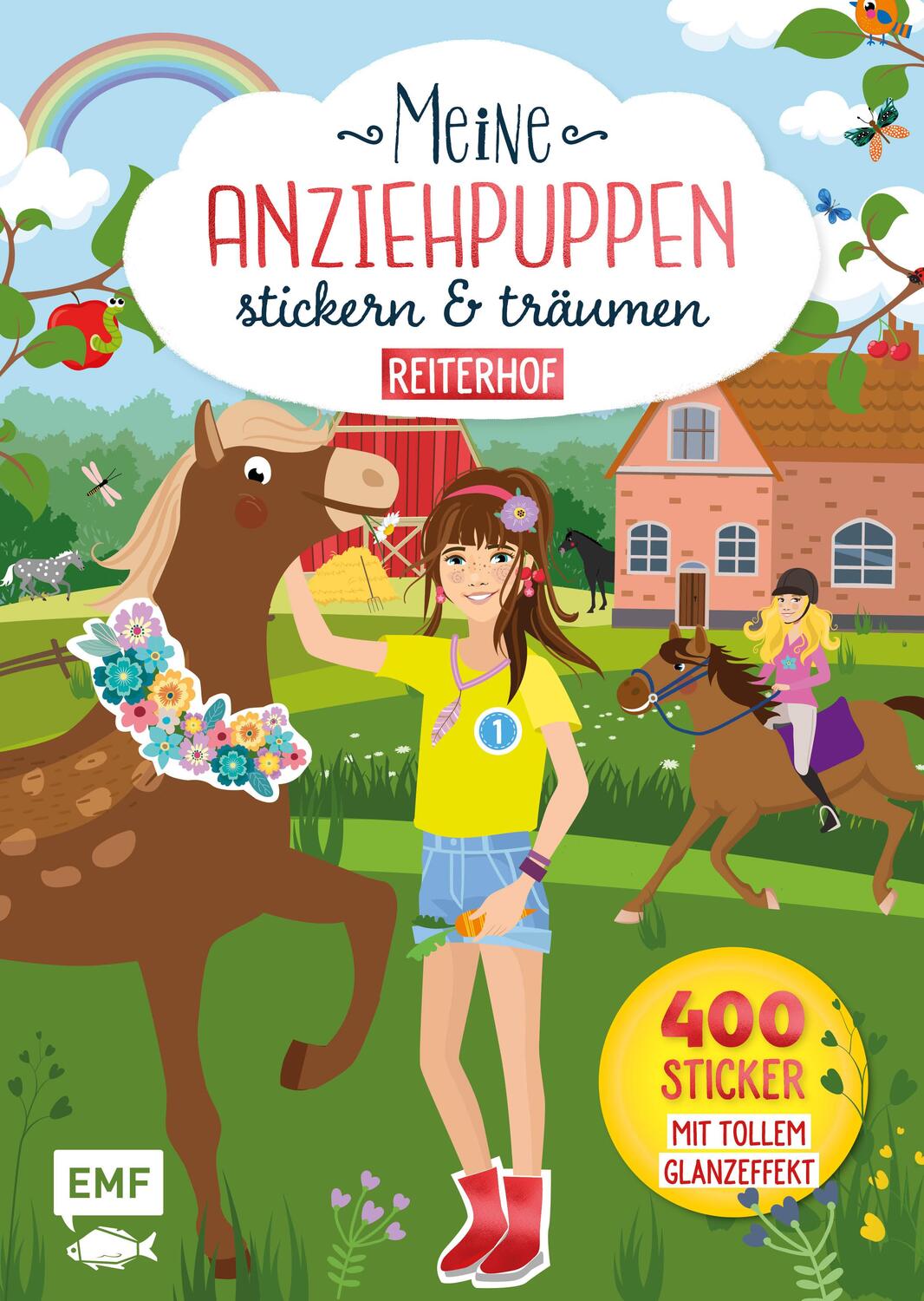 Cover: 9783960934783 | Meine Anziehpuppen - stickern & träumen: Reiterhof | Taschenbuch