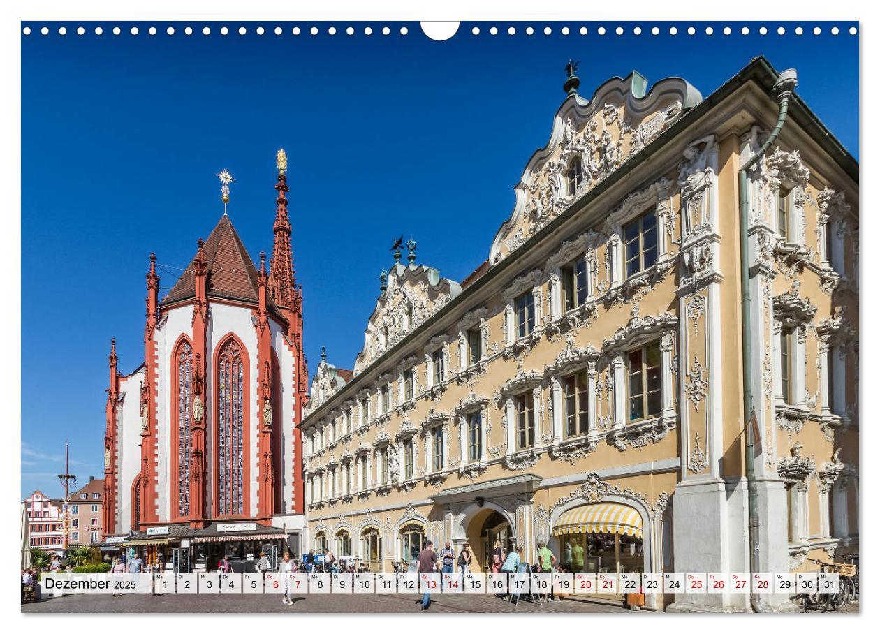 Bild: 9783435448227 | WÜRZBURG Historisches Stadtherz (Wandkalender 2025 DIN A3 quer),...