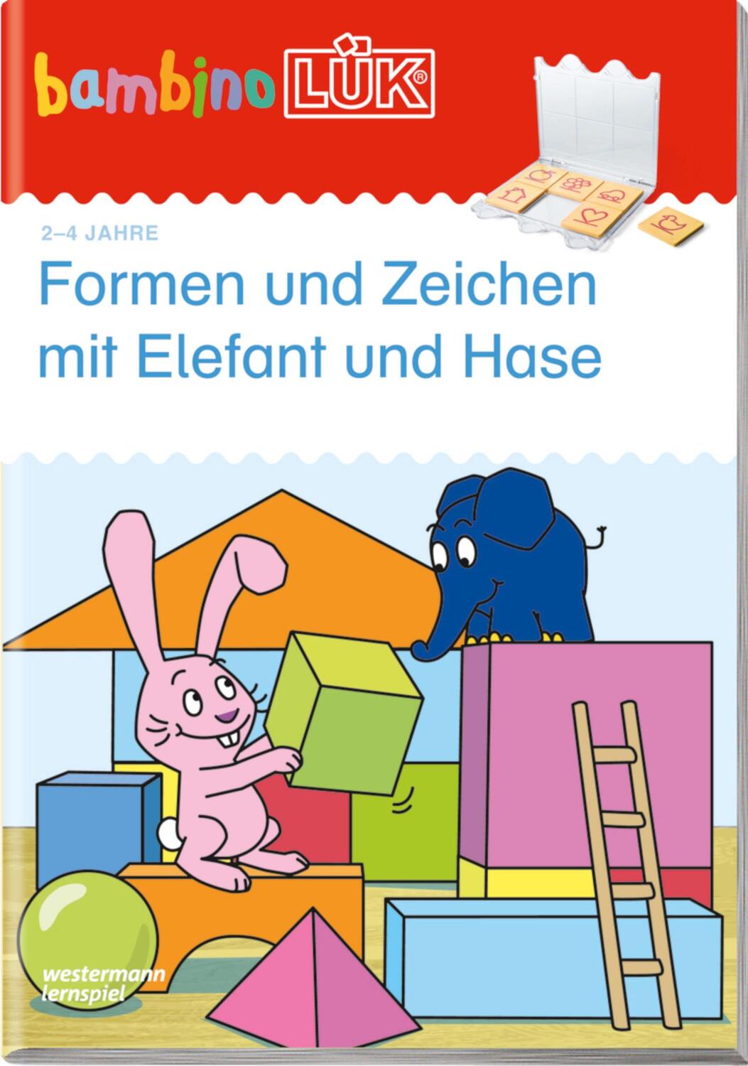 Cover: 9783837706659 | LÜK. Bambino. Formen und Zeichen mit Elefant und Hase: Basales...