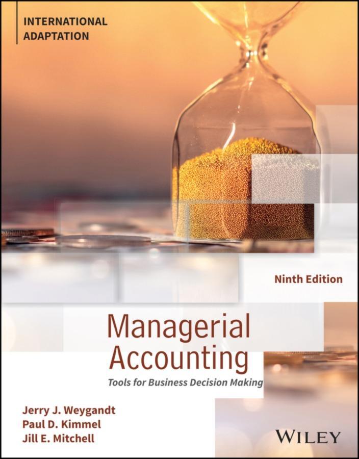 Cover: 9781394225323 | Managerial Accounting | Jerry J. Weygandt (u. a.) | Taschenbuch | 2023