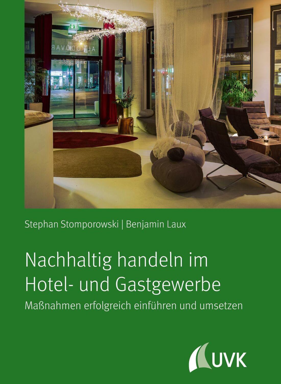Cover: 9783739830162 | Nachhaltig handeln im Hotel- und Gastgewerbe | Stomporowski (u. a.)