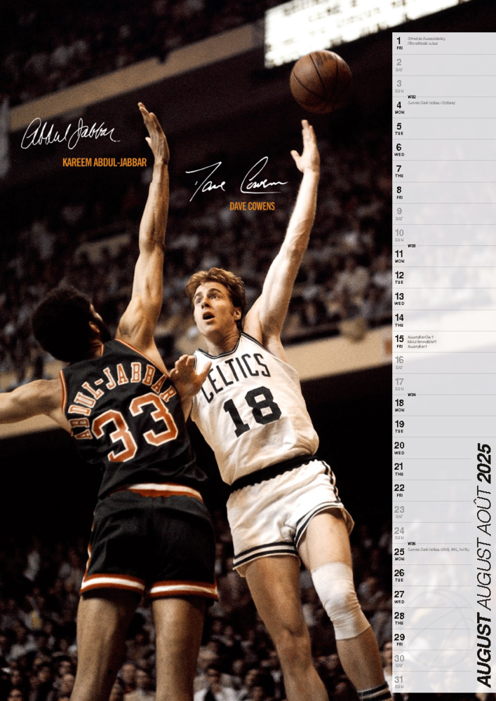 Bild: 9798893610116 | Basketball Legenden: Kalender 2025 | Kalender | 14 S. | Deutsch | 2025