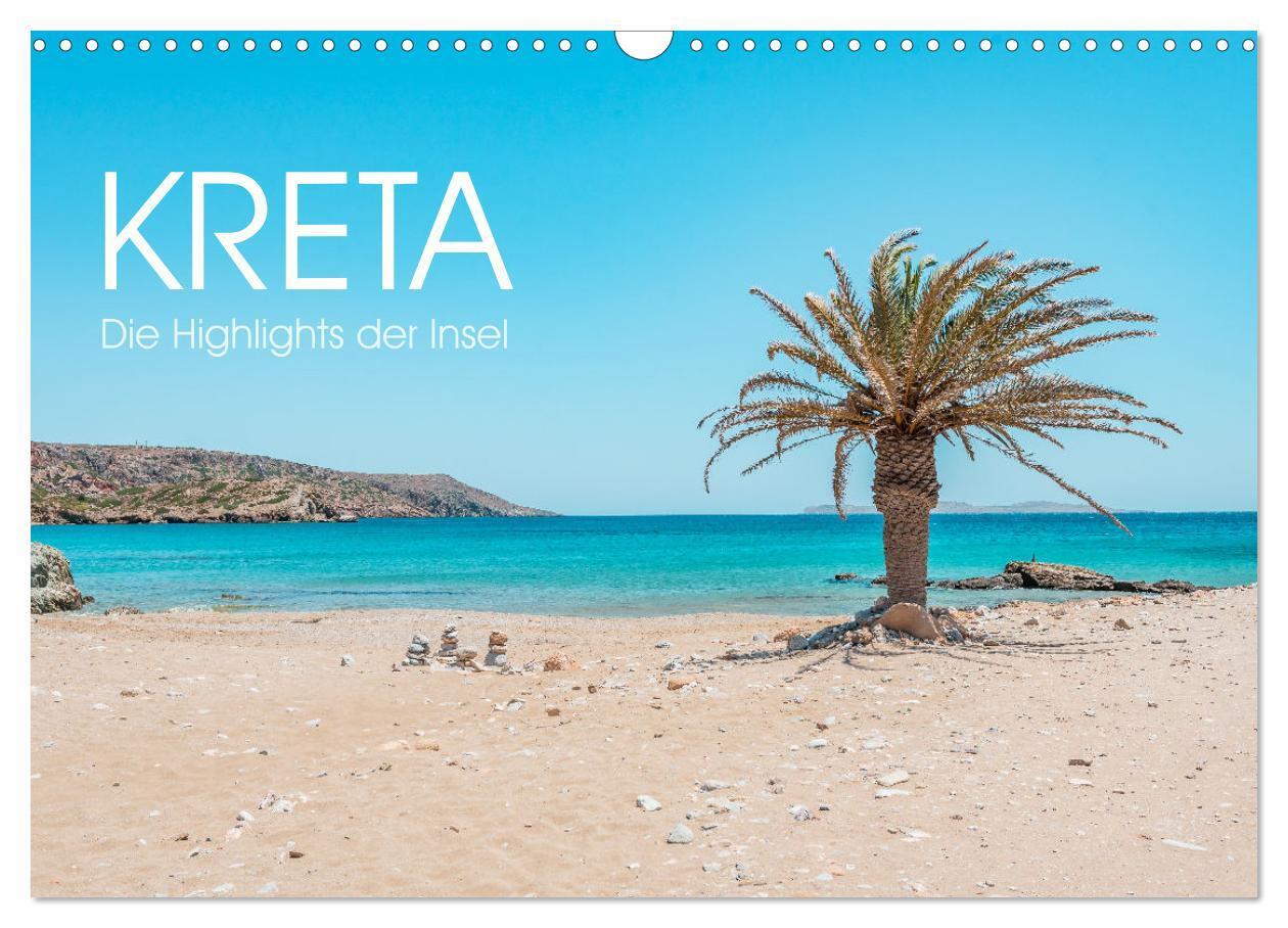 Cover: 9783383996917 | Kreta - Die Highlights der Insel (Wandkalender 2025 DIN A3 quer),...