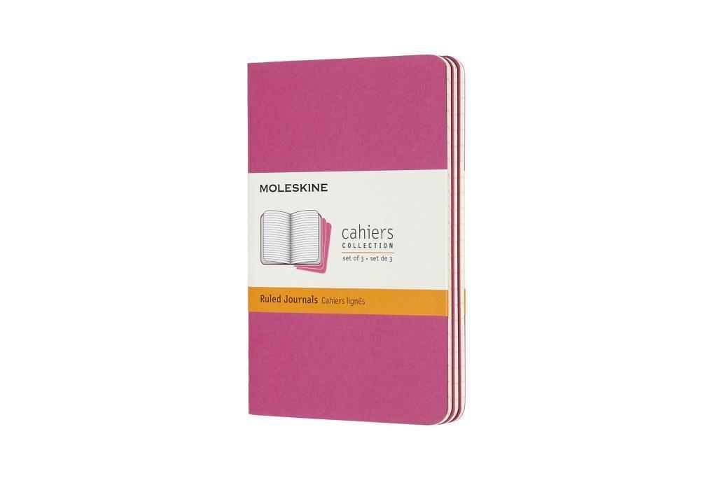 Cover: 8058647629643 | Moleskine Cahier Pocket/A6, 3er Set, Liniert, Kinetisches Pink | 2019