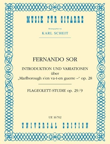 Cover: 9790008006135 | Introduzione E Variazione Op. 28 | Op. 29 N. 9 Scheit