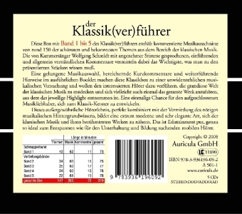 Bild: 9783936196092 | Der Klassik(ver)führer, 5 Audio-CDs | Gerhard K. Englert | Audio-CD
