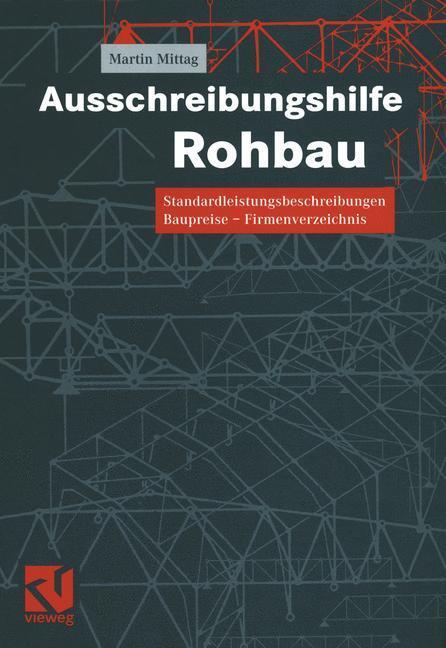 Cover: 9783322802033 | Ausschreibungshilfe Rohbau | Martin Mittag | Taschenbuch | Paperback