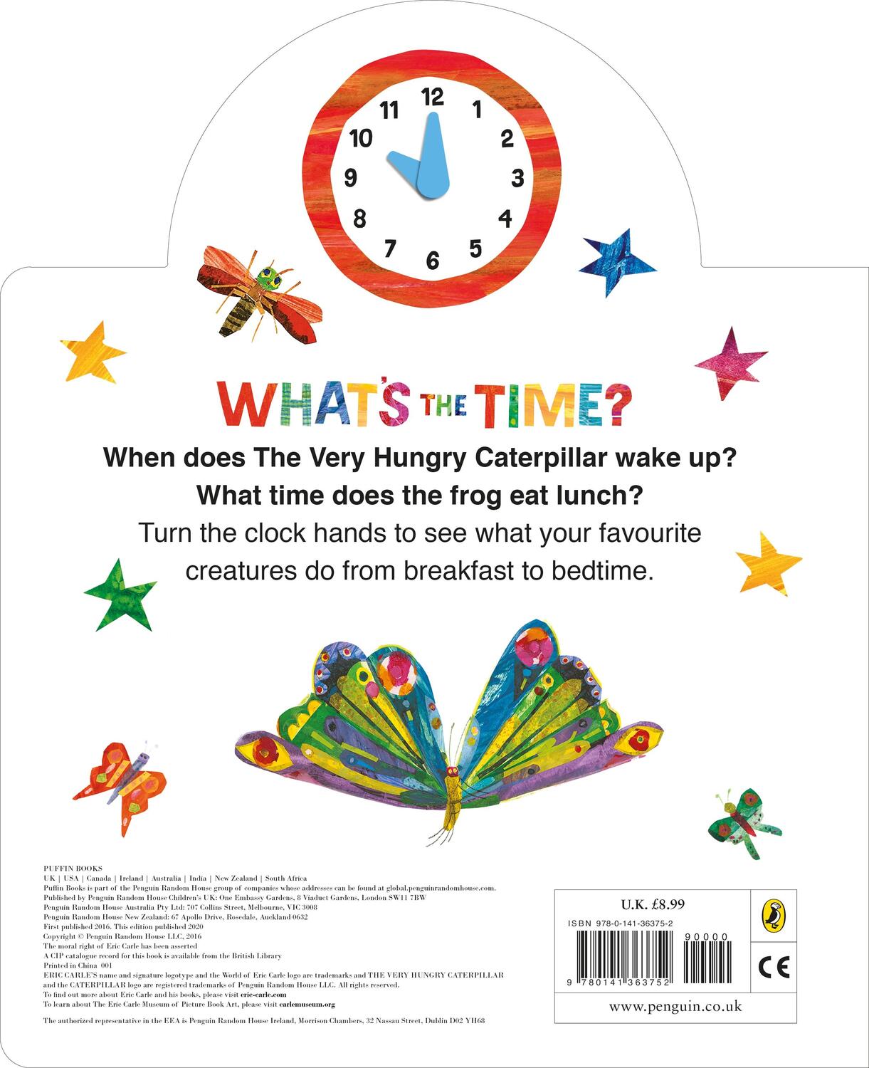 Rückseite: 9780141363752 | The World of Eric Carle: What's the Time? | Eric Carle | Buch | 2016