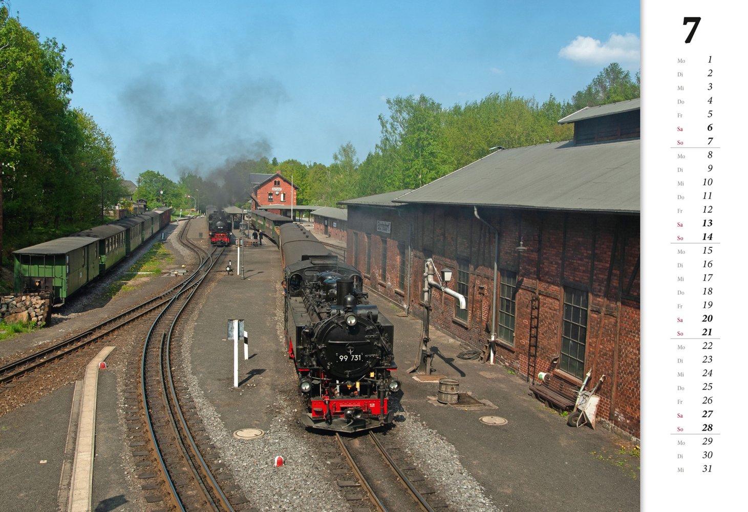 Bild: 9783964536396 | Schmalspurbahnen 2024 | zwischen Ostsee und Erzgebirge | Kalender