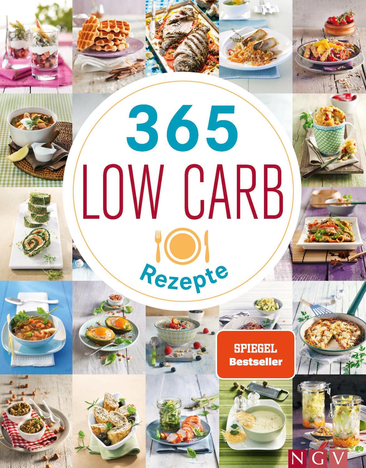 Cover: 9783625181392 | 365 Low-Carb-Rezepte | Low Carb Rezepte für ein ganzes Jahr | Buch