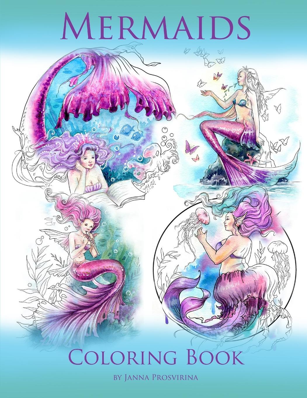 Cover: 9780244191771 | Mermaids | Coloring Book | Janna Prosvirina | Taschenbuch | Paperback
