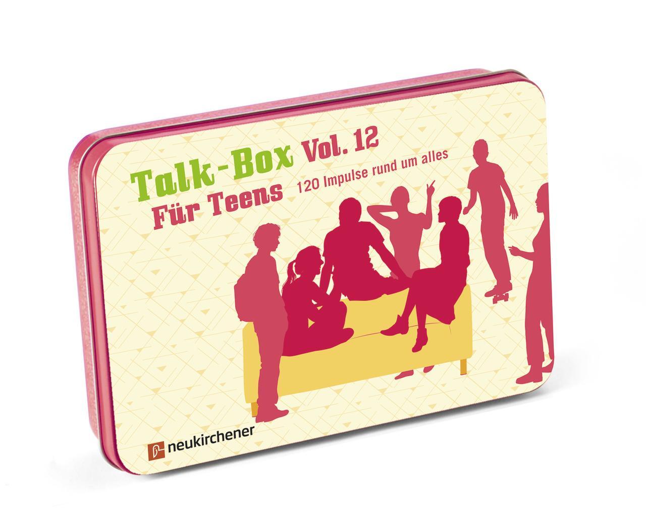 Cover: 9783761564608 | Talk-Box Vol. 12 - Für Teens | 120 Karten rund um alles | Spiel | 2017