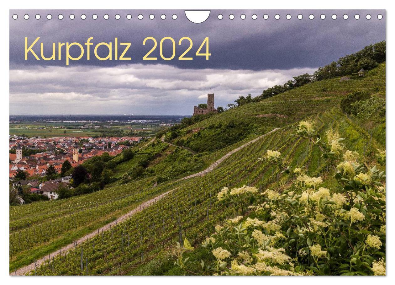 Cover: 9783383368028 | Kurpfalz 2024 (Wandkalender 2024 DIN A4 quer), CALVENDO Monatskalender