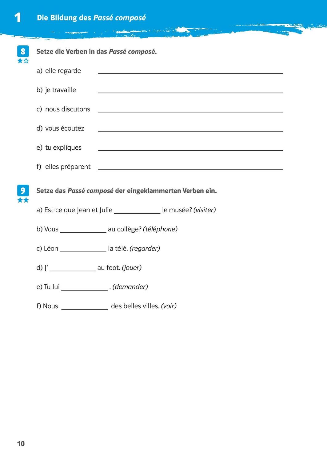 Bild: 9783129275467 | Klett 10-Minuten-Training Französisch Passé composé und Imparfait...