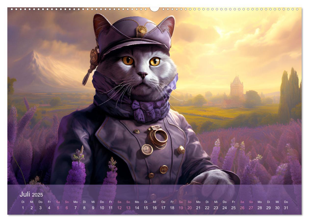 Bild: 9783383859564 | Charaktiere Katzen dieser Welt (Wandkalender 2025 DIN A2 quer),...