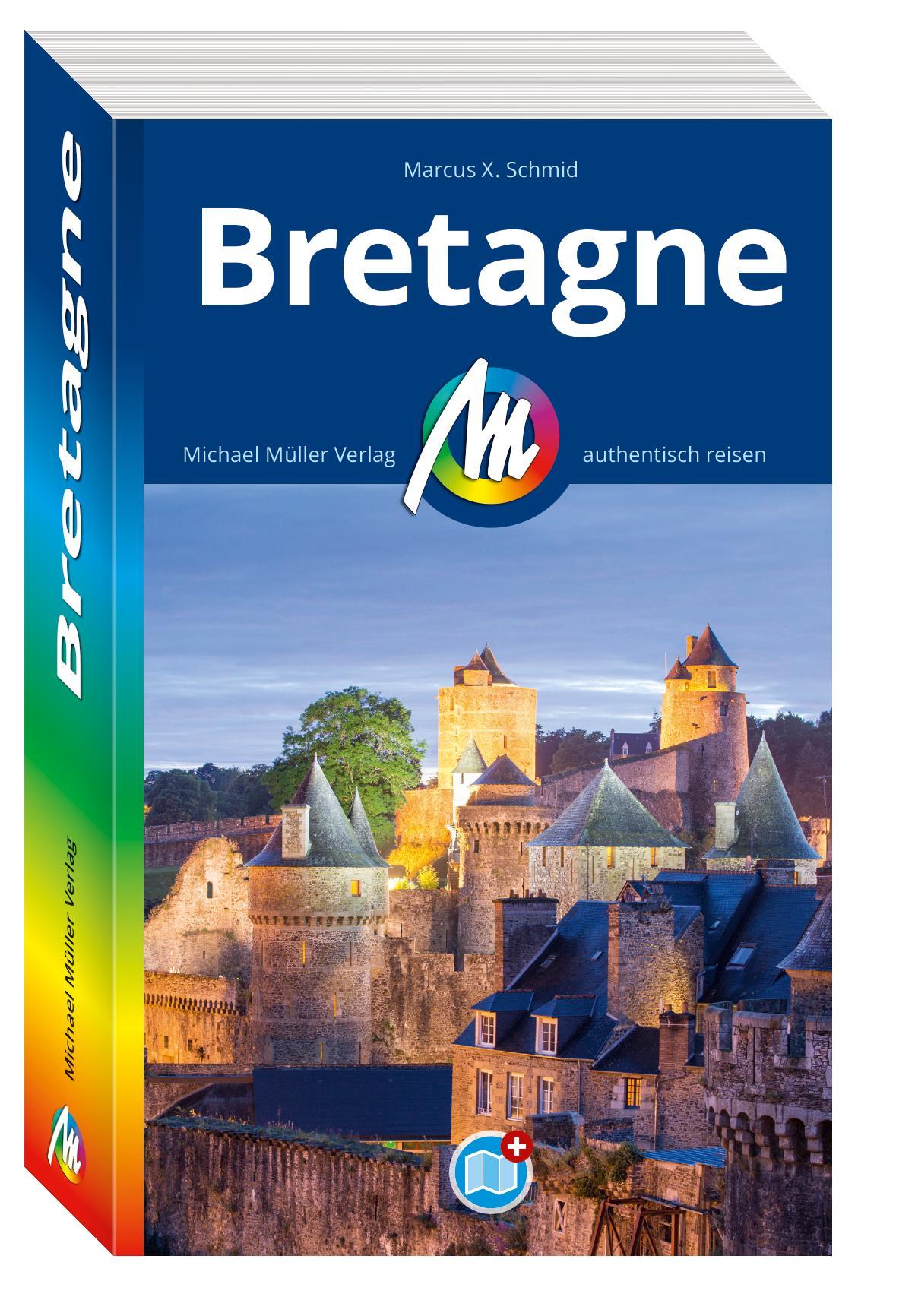 Cover: 9783966854276 | MICHAEL MÜLLER REISEFÜHRER Bretagne | Marcus X. Schmid | Taschenbuch