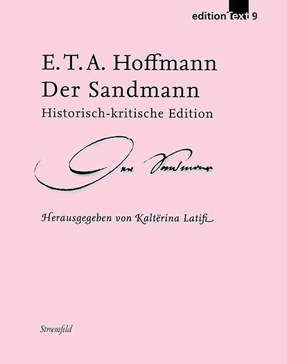 Cover: 9783835337183 | Der Sandmann | Historisch-kritische Edition | E. T. A. Hoffmann | Buch