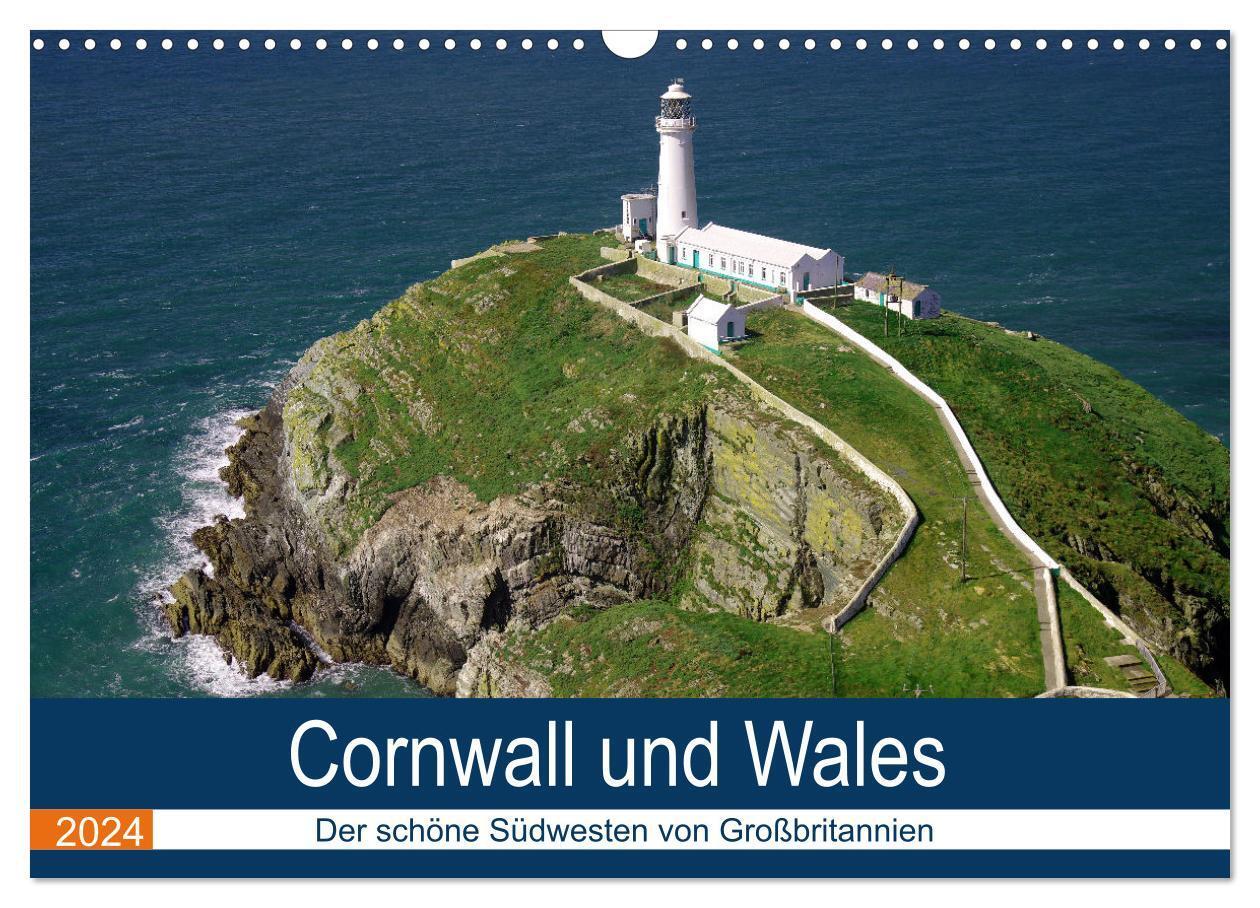 Cover: 9783383202094 | Cornwall und Wales (Wandkalender 2024 DIN A3 quer), CALVENDO...