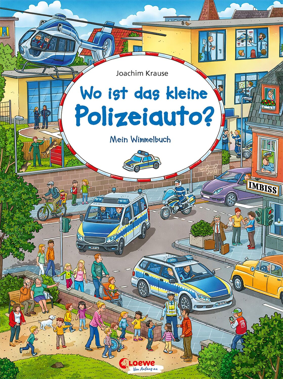 Cover: 9783743200333 | Wo ist das kleine Polizeiauto? | Loewe Wimmelbücher | Buch | 16 S.