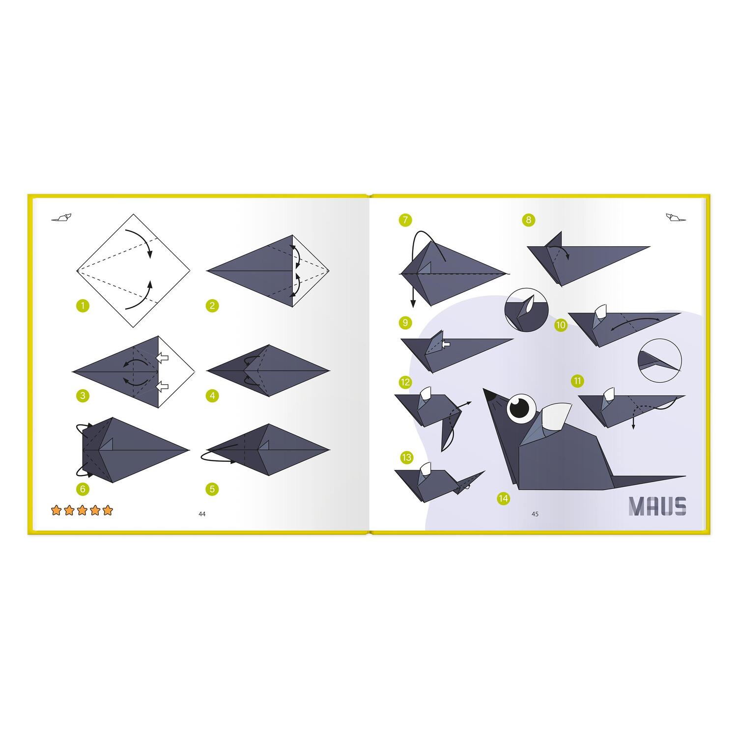 Bild: 9783985959860 | Origami für Kinder | 20 Tiermotive &amp; Bastelpapier mit Mustern | Wirth